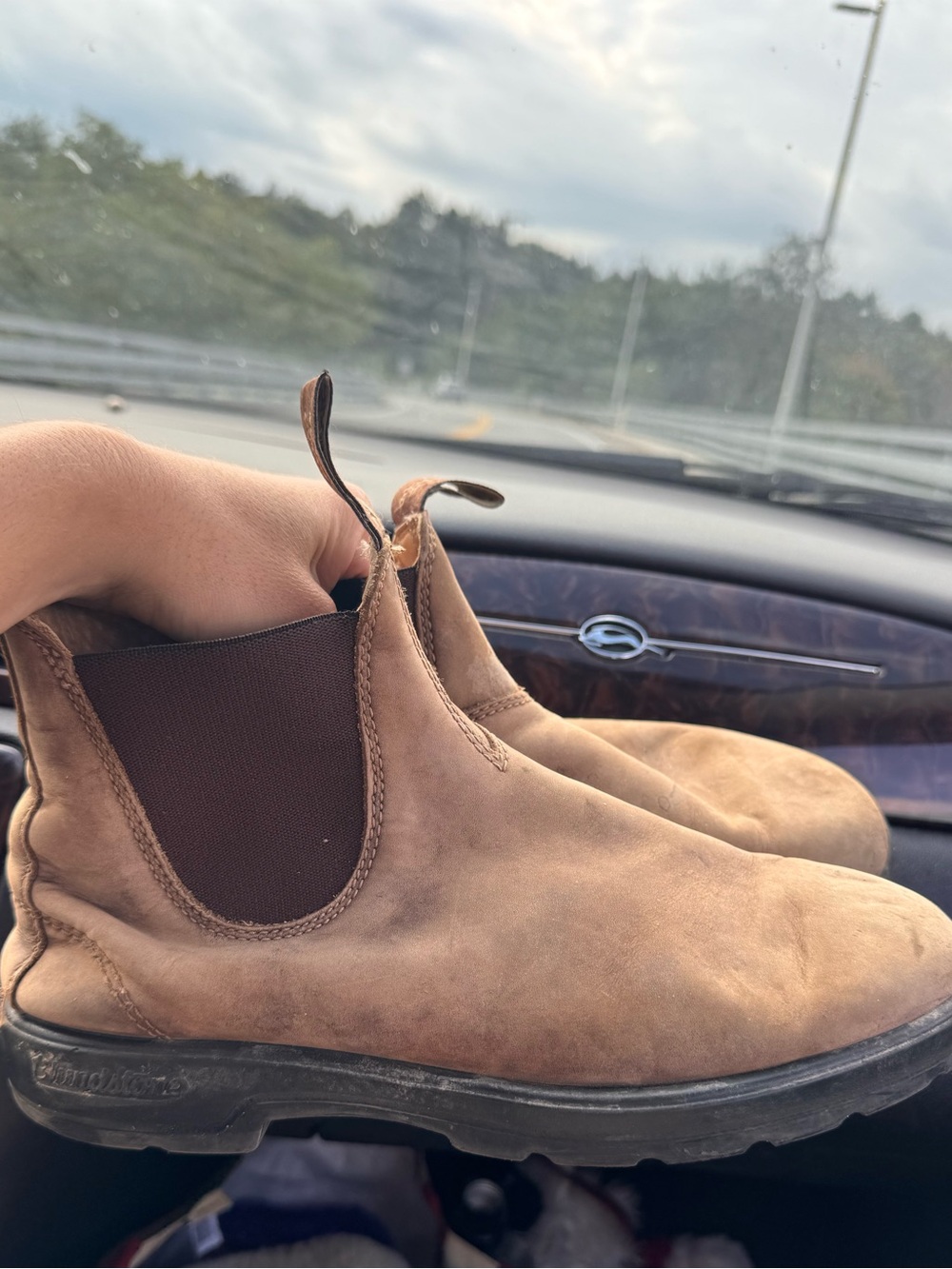 Blundstone weathered Chelsea Ankle Booties size 10